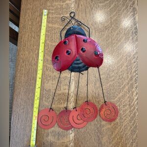 Red Ladybug Wind Chime